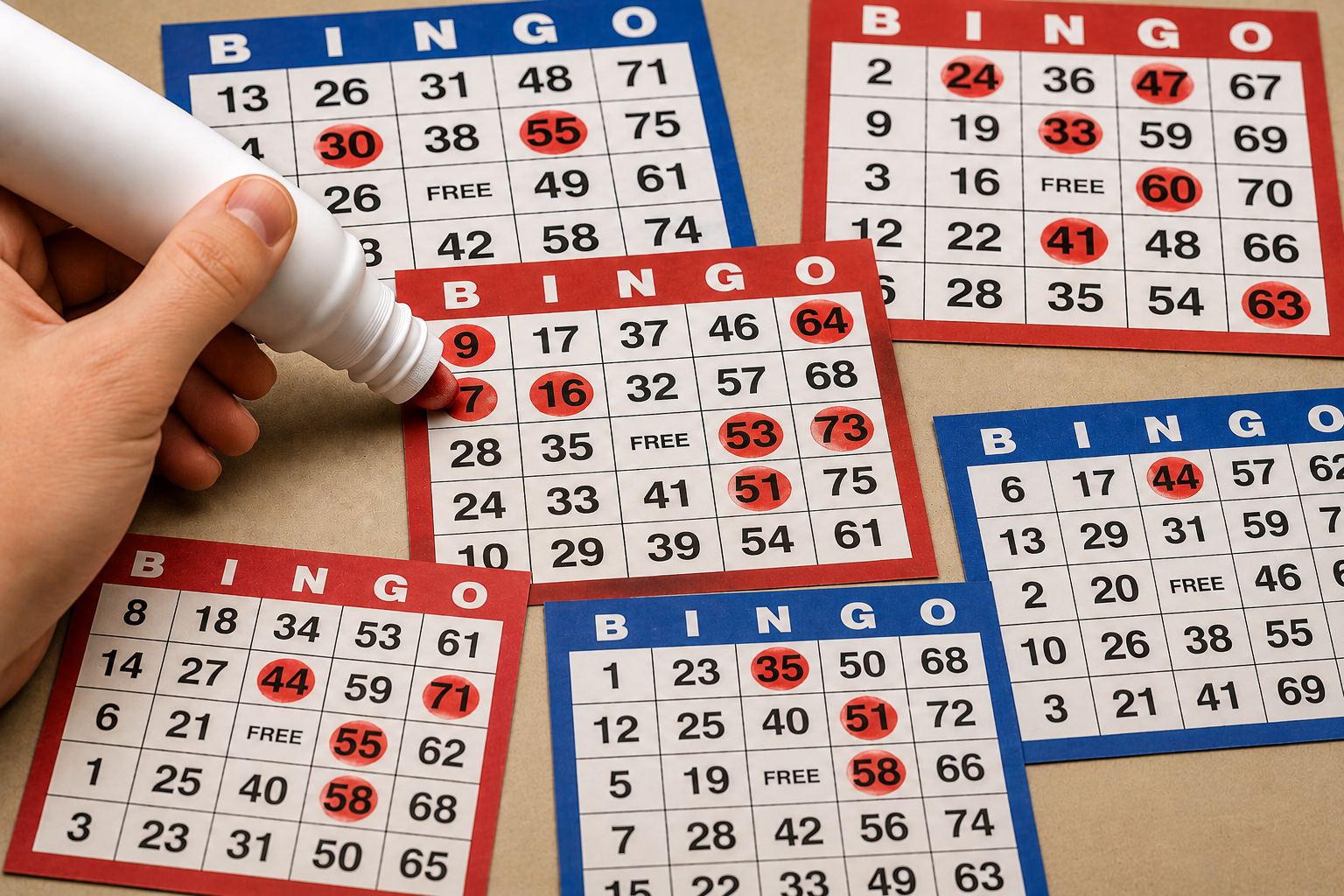Bingo event supplies